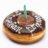 Rođendanska krofna – čoko