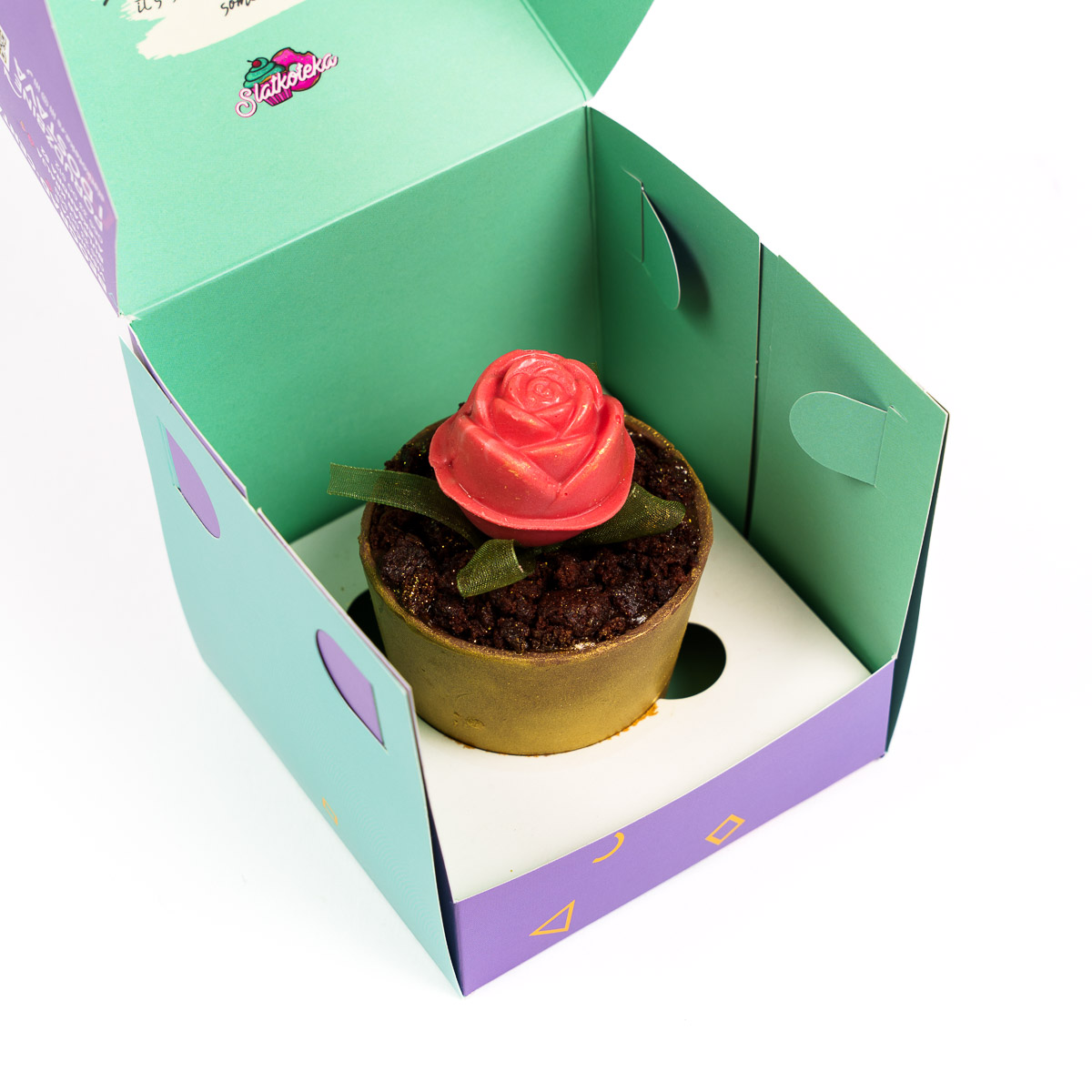 MINI – Saksija sa ružom 200g