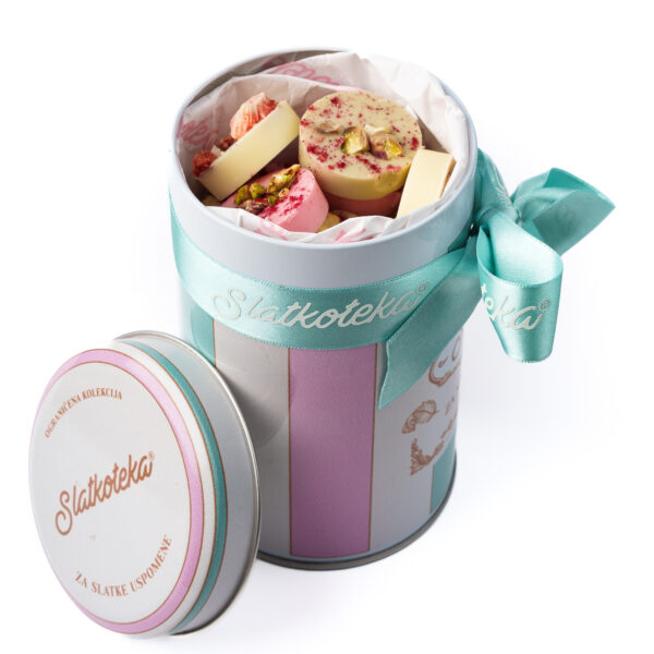 Chocolate mix 300g - metal box - Slika 2
