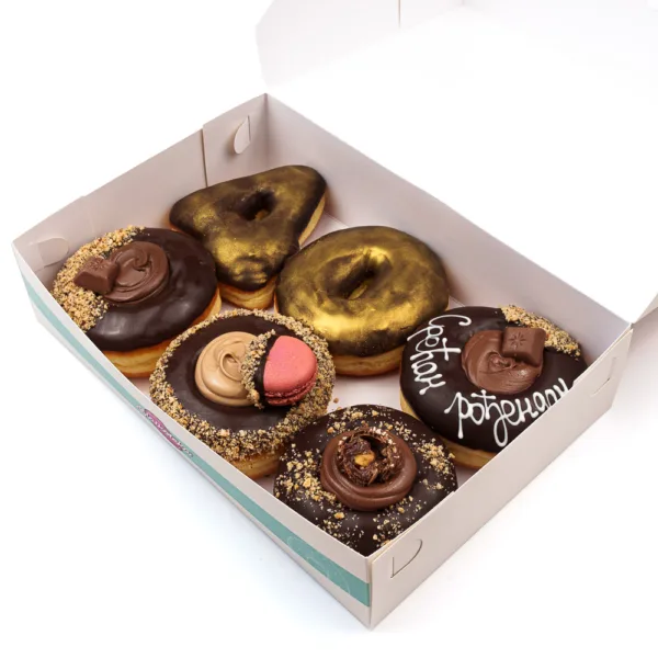 Birthday box - krofna u obliku broja