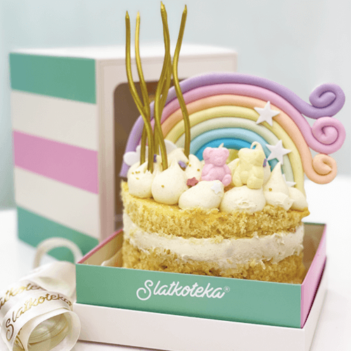 Mini Gift Cake Kids Rainbow - Slika 2