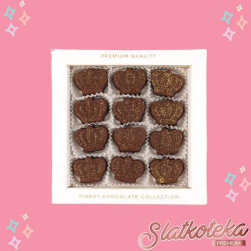 dubai kraljevske praline na roze pozadini