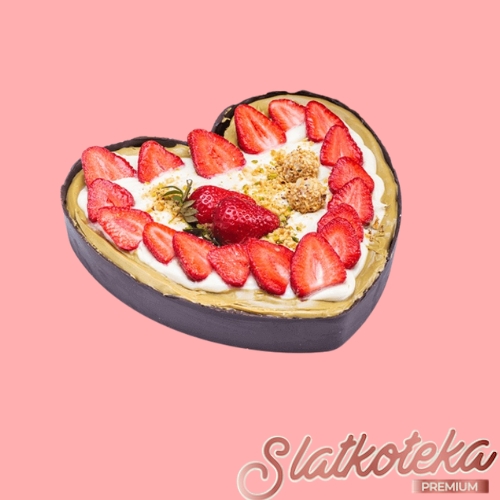 Torta iznenađenja 1 na roze pozadini