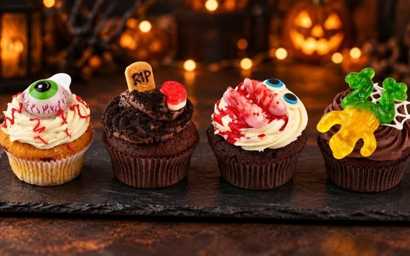 4 halloween kapkejka na tanjiru, halloween pozadina